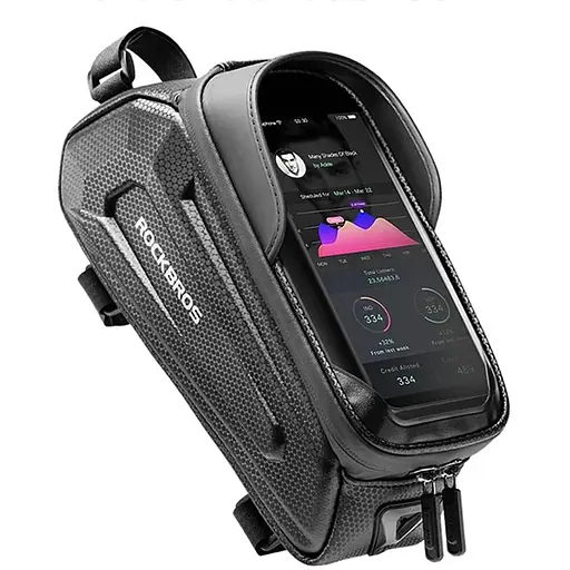 Велосумка на раму RockBros B68 черная 1.7 л