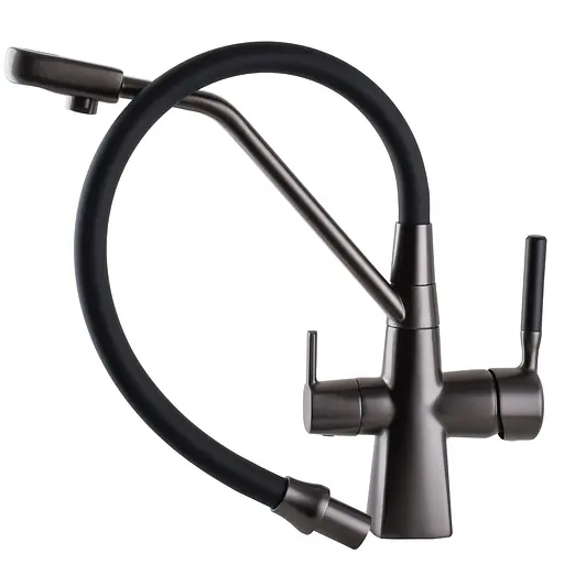 Змішувач для кухні під осмос Globus Lux GLLR-0700-L-11-01 000024668 Графит - фото 6