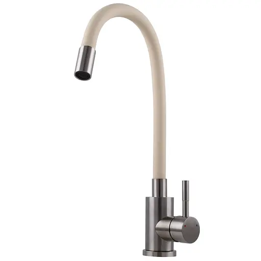 Смеситель для кухни EcoMIX SBT3-203SBG с гофрированным изливом из нержавеющей стали для удобства и долговечности - фото 4