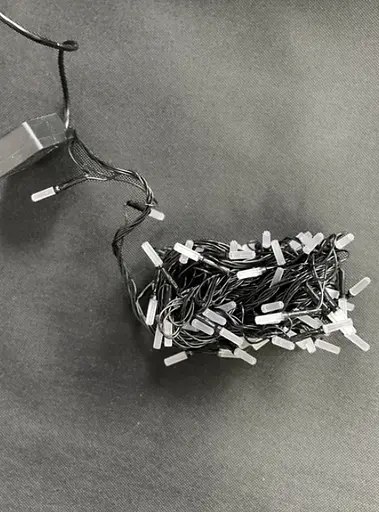 Новорічна гірлянда Восьмигранний рубін 6 м - 100 кольорових лампочок - фото 2