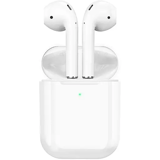 Беспроводные наушники Hoco EW01 Plus TWS белые с функцией беспроводной зарядки