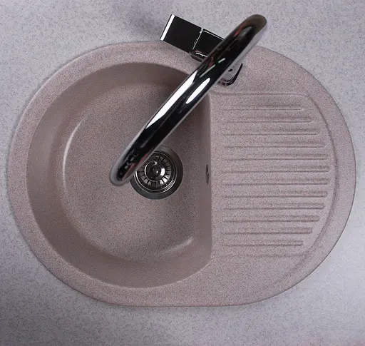 Кухонная мойка Fancy Marble Yuta песочный 102067001 - фото 2