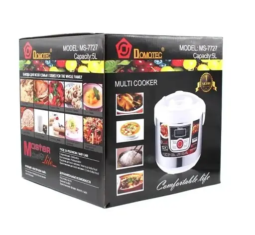 Мультиварка Domotec MS 7727 5 л 12 режимів приготування - фото 4