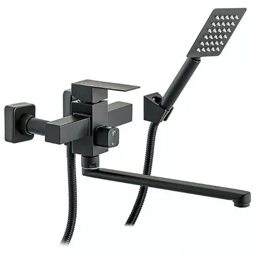 Змішувач для ванни WEZER PRO7-02-BLACK - фото 1