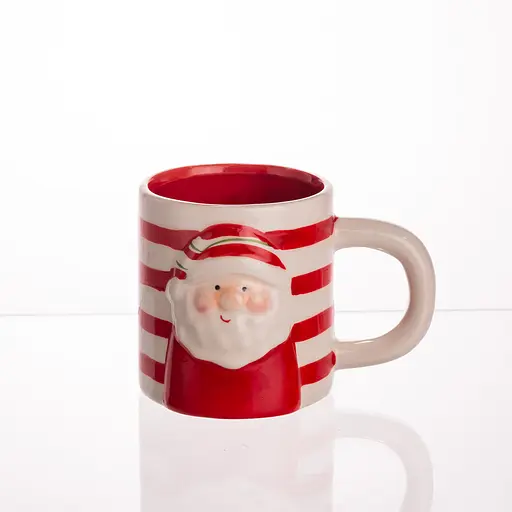 Новогодняя фарфоровая чашка для кофе и чая 350 мл Санта Yiwu CR-1-35 - фото 2