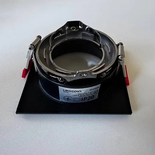 Встраиваемый светильник Ledcoin DL0395 под лампу черный - фото 3