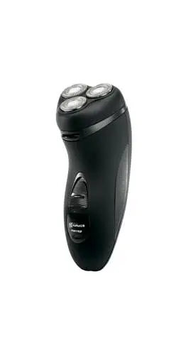 Электробритва Новый Харьков НХ-8521 Мастер Black, 6W, роторная, сухое бритье, 3 плавающие головки для бритья, двойные плавающие лезвия, питание от сети, триммер для висков, индикатор включения - фото 2