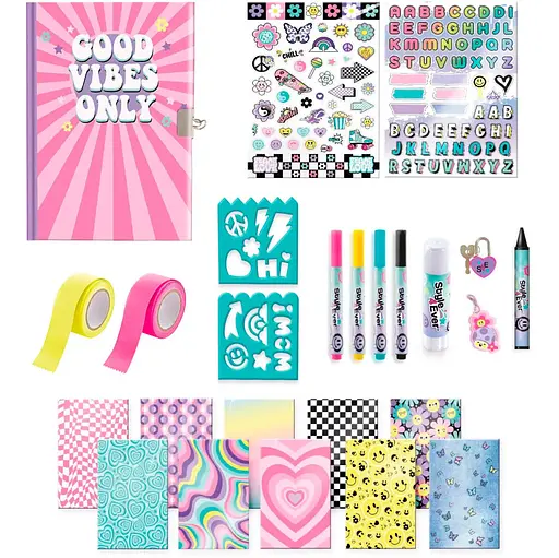 Набір для творчості DIY Style 4 Ever "Cкрапбукінг Щоденник для таємниць" CanalToys OFG298 - фото 3