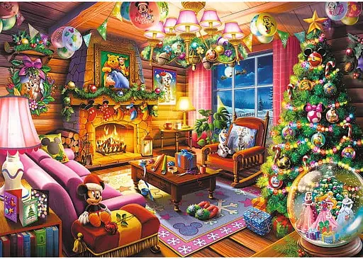 Пазл Trefl Праздничный коттедж Диснея 1000 эл. (10916) - фото 2