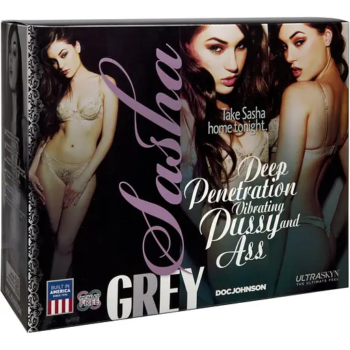 Мастурбатор с вибрацией Doc Johnson Sasha Grey UltraSkyn Deep Penetration Vibrating Pussy&Ass - фото 4