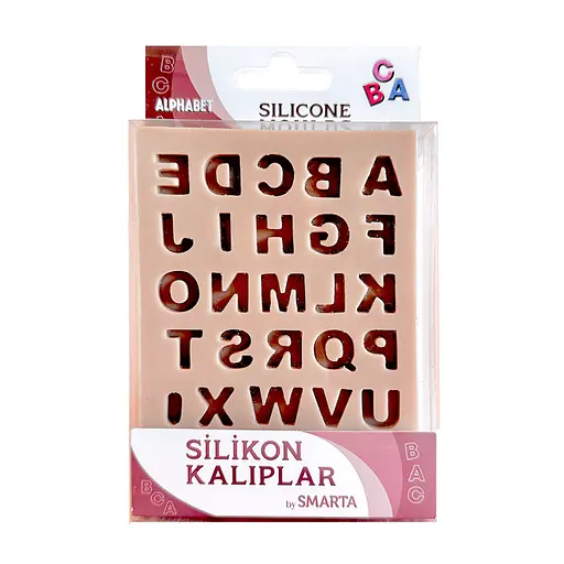 Силіконовий молд. Алфавіт англійський 10.5х13 см Smarta - фото 1