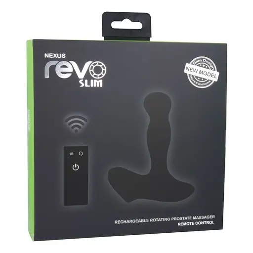 Стимулятор простати Nexus Revo Slim, 11 см чорний