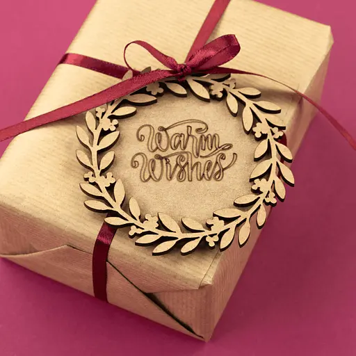 Набор заготовок Rosa Talent Warm Wishes ХДФ 9.5х9.5 см 4 шт - фото 4