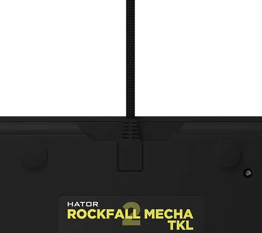 Клавиатура HATOR Rockfall 2 Mecha TKL orange RGB USB Black (HTK-520) - фото 7