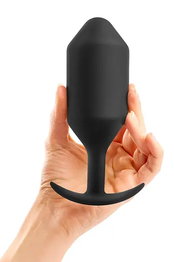 Анальна пробка B-Vibe Snug Plug 6, 16 см (чорний) - фото 3