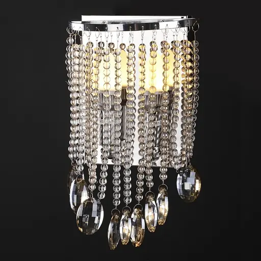 Бра Brille BCL-377W/2 настінне накладне LED кришталеве класичне E14+6 - фото 6