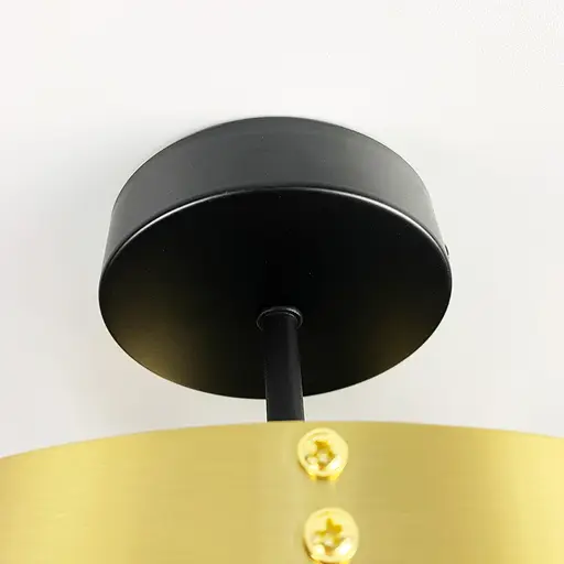 Настінне бра Liberty із латунною фурнітурою Line F Арт. WB11-250*250 BK+GD - фото 3