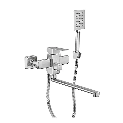 Змішувач для ванни Armata Kub-006 CH6492 Нержавіюча сталь - фото 1