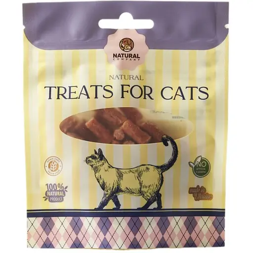 Лакомство для кошек Natural снеки с уткой 35 г