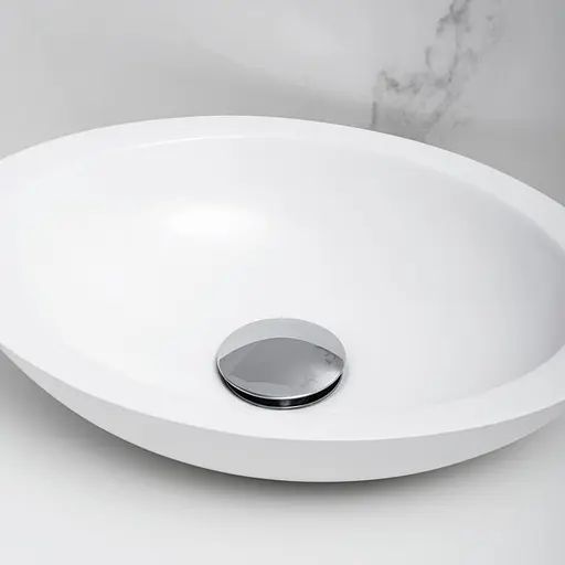 Донний клапан для умивальника Yoka click-clack без переливу хром BK.POP-14-BP-CHR, Хром - фото 2