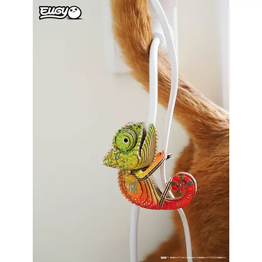 Пазл Eugy 3D Зоопарк Хамелеон (XEG-075) - фото 10