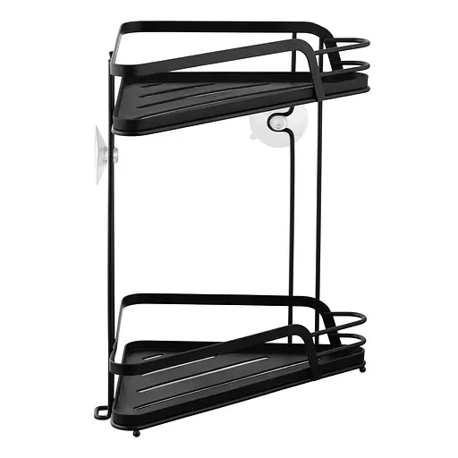 Полиця кутова Ardesto Vigor 2-ярусна 22 см чорна (ARHK4503PB) - фото 3