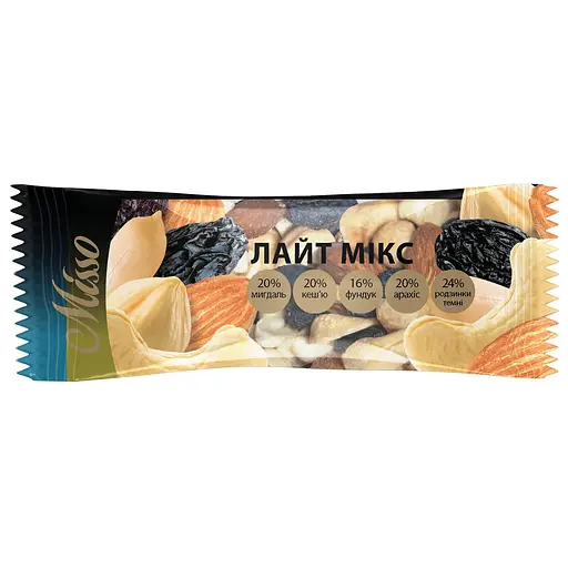 Орехово-фруктовое ассорти Misso Light Mix 40 г