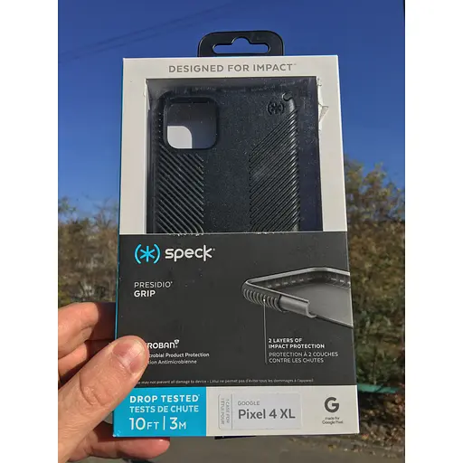 Оригинальный противоударный чехол Speck Presidio Grip для Google Pixel 4 XL Black 131862-1050 - фото 6
