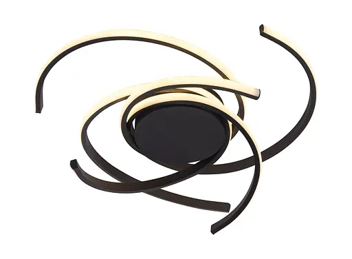 Светодиодная люстра LCD3001 92W Черный