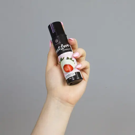 Лубрикант оральний Secret Play Foreplay Gel Sweet Love Chocolate Strawberry 60 мл - фото 2