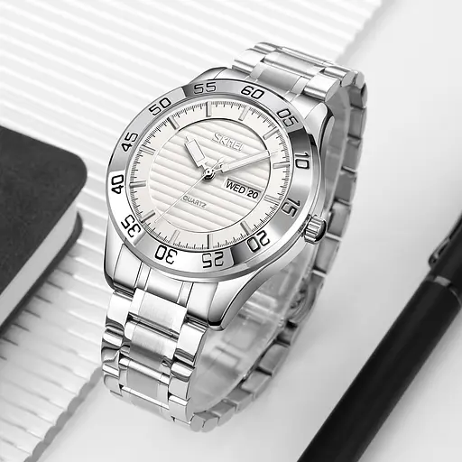 Наручний годинник чоловічий 9293SISI Silver-Silver Skmei acs0029788 - фото 3