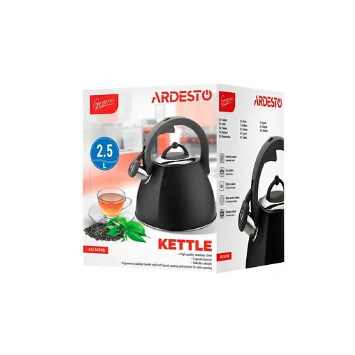 Чайник Ardesto Gemini (AR1948KS) - фото 3