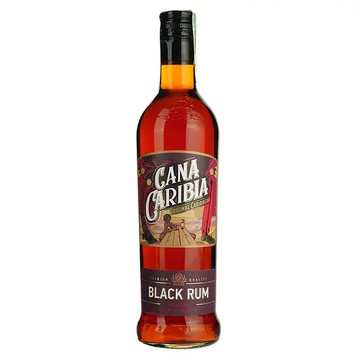 Уценка. Ром Cana Caribia Black, 38%, 0,7 л