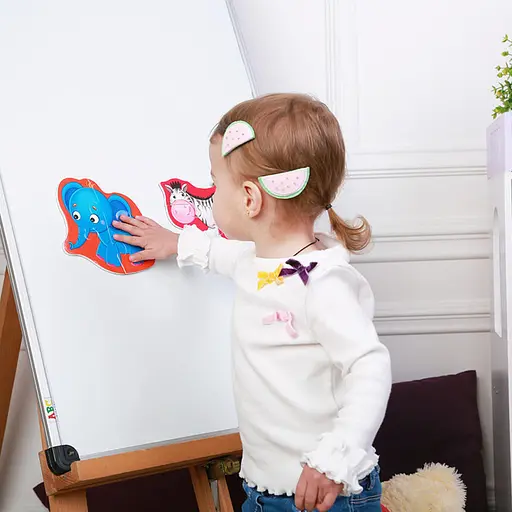 Магнитные беби пазлы Зебра и слоненок Vladi toys VT3208-12 - фото 3