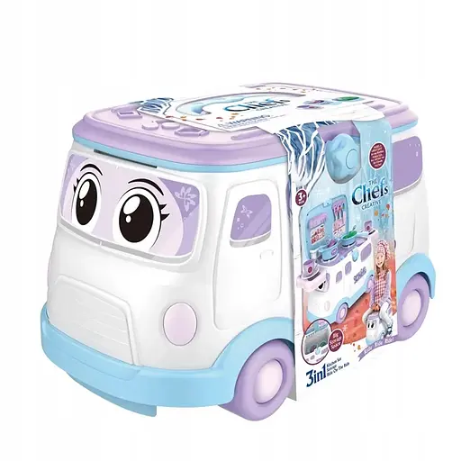 Ігровий набір автомобіль-штовхач-кухня 3-в-1 для дітей 2001662 - фото 3