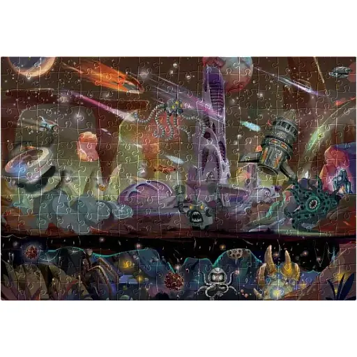 Пазли тришарові Interdruk Metallic Fantasy Mysterious City 500 шт. (385604) - фото 2