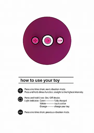 Вибратор Vive Minu Lay On 8.5 см (розовый) - фото 3