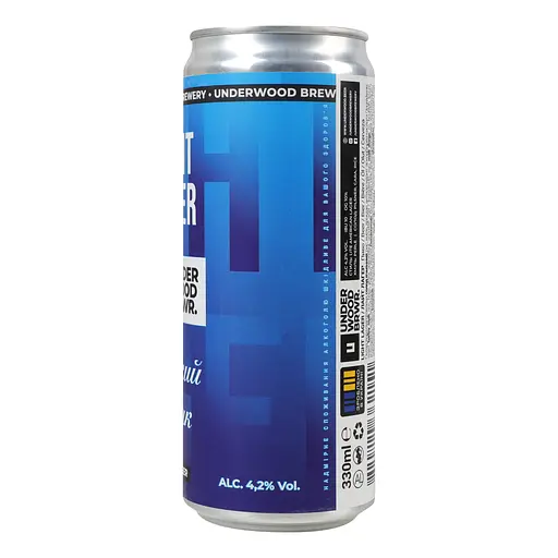 Пиво Underwood Brewery Світле Light Lager 4.2% 0.33 л з/б - фото 4
