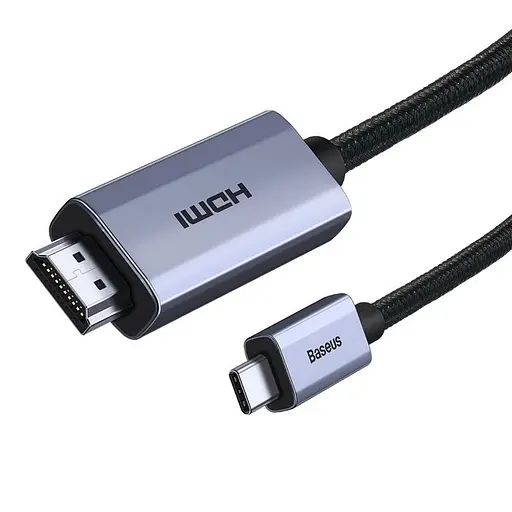 Кабель USB-C to HDMI 4K - Baseus High Definition Series Graphene WKGQ010101, 2 метра - фото 1