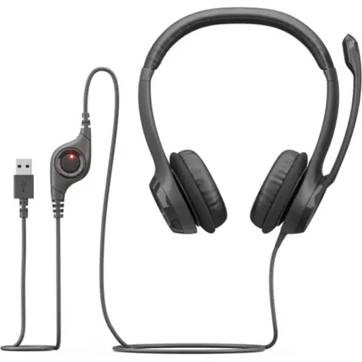 Навушники з мікрофоном Logitech H390 USB Black (981-000406) - фото 5