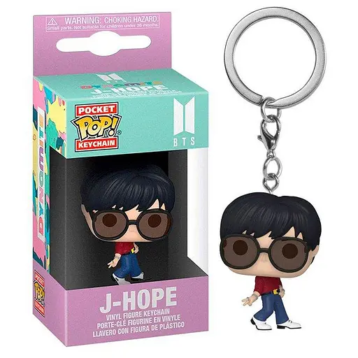 Фігурка-брелок Funko Pop Фанко Поп BTS J-Hope (Dynamite) БТС Джей-Хоуп 4см BTS Key J-H 221