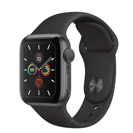 Смарт-часы Apple Watch Series 5 GPS 40mm Space Gray Aluminum w. Black b.- Space Gray Aluminum MWV82 - фото 2