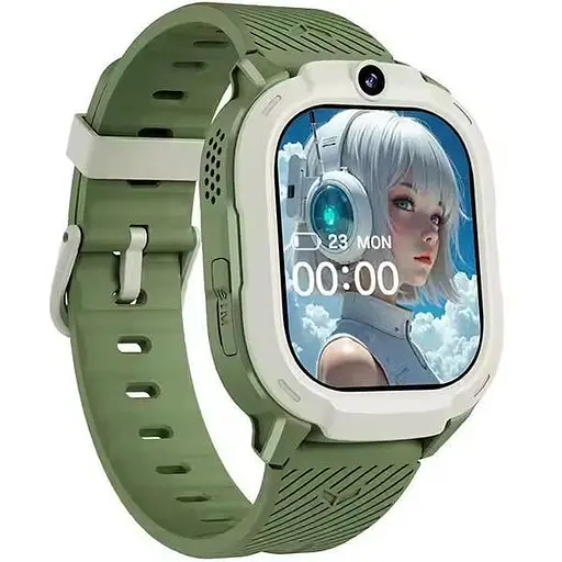 Дитячий смарт-годинник Lemfo T70 з 4G-відеодзвінком прослуховуванням GPS-трекером і операційною системою Android Зелений