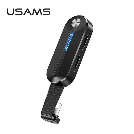 Перетворювач Usams Dual Lightning Adapter with LED Light US-SJ357 AU10 2A - фото 4