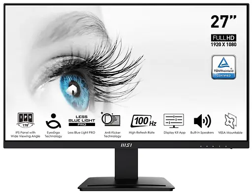 Монітор 27" MSI PRO MP273A FHD IPS 100Hz (PRO MP273A) - фото 1
