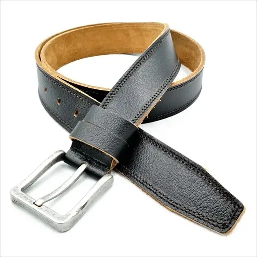 Ремінь шкіряний Le-Mon чоловічий 120х4 см acs0023752 - фото 1