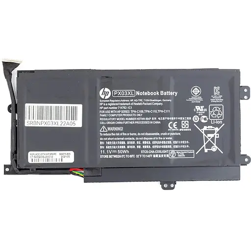 Акумулятор для ноутбуків HP ENVY 14 Ultrabook (PX03XL) 11.1V 50Wh (original)
