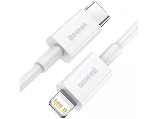 Кабель Baseus Superior Series Fast Charging Data Cable Type-C to iP PD 20W 0.25m White - фото 2