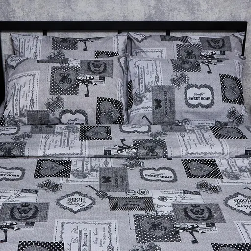 Комплект постельного белья Moon&Star Бязь Gold Люкс Vintage Keys King Size 220x240 наволочки 2х50х70 - фото 8