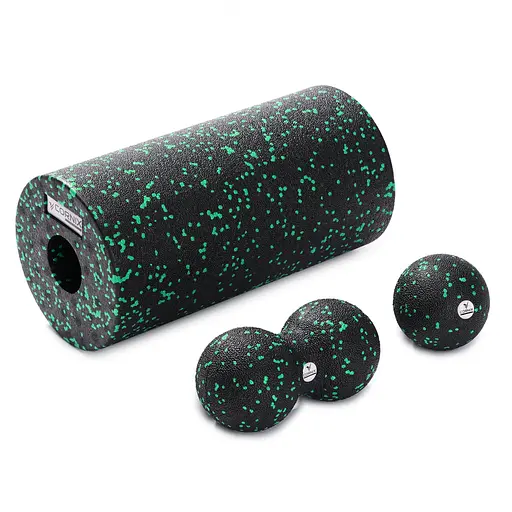 Массажный набор Cornix (Ball 8 см, Duoball 8 х 16 см и Foam Roller 30 х 15 см) XR-0079 - фото 1